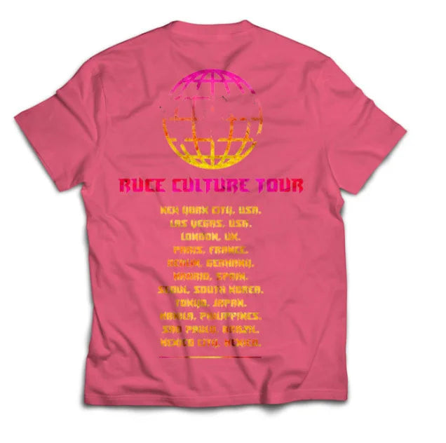 R.U.C.E. "Culture Tour" T-Shirt - Coral