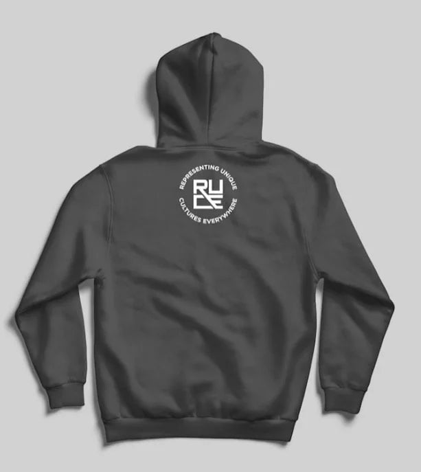 R.U.C.E. "GRATITUDE" BLK Hooded Sweatshirt