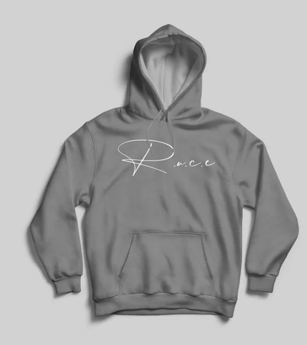 R.U.C.E. "GRATITUDE" GREY Hooded Sweatshirt