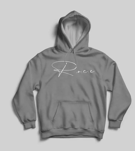 R.U.C.E. "GRATITUDE" GREY Hooded Sweatshirt