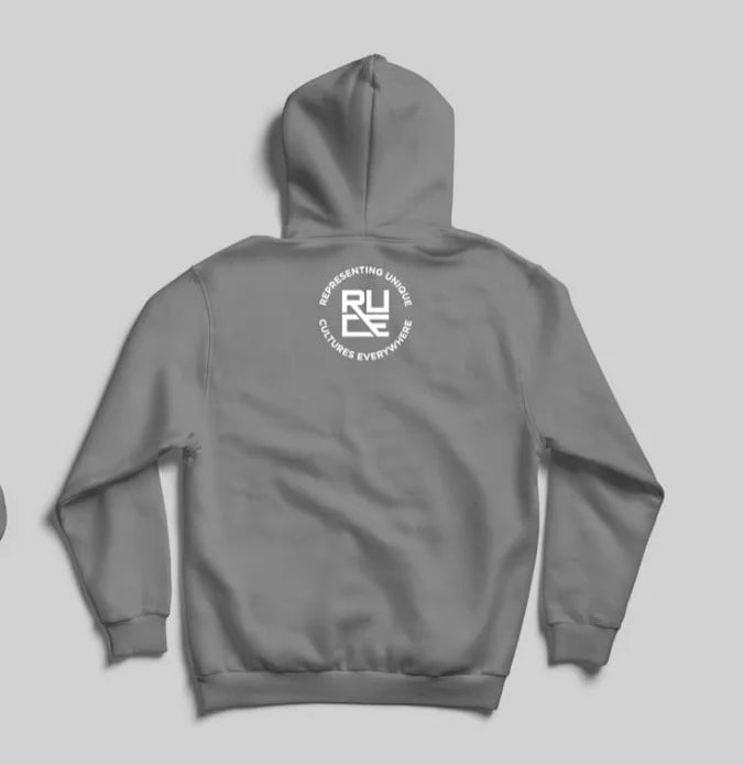 R.U.C.E. "GRATITUDE" GREY Hooded Sweatshirt