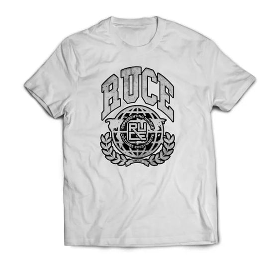 R.U.C.E. "University" WHT T-Shirt