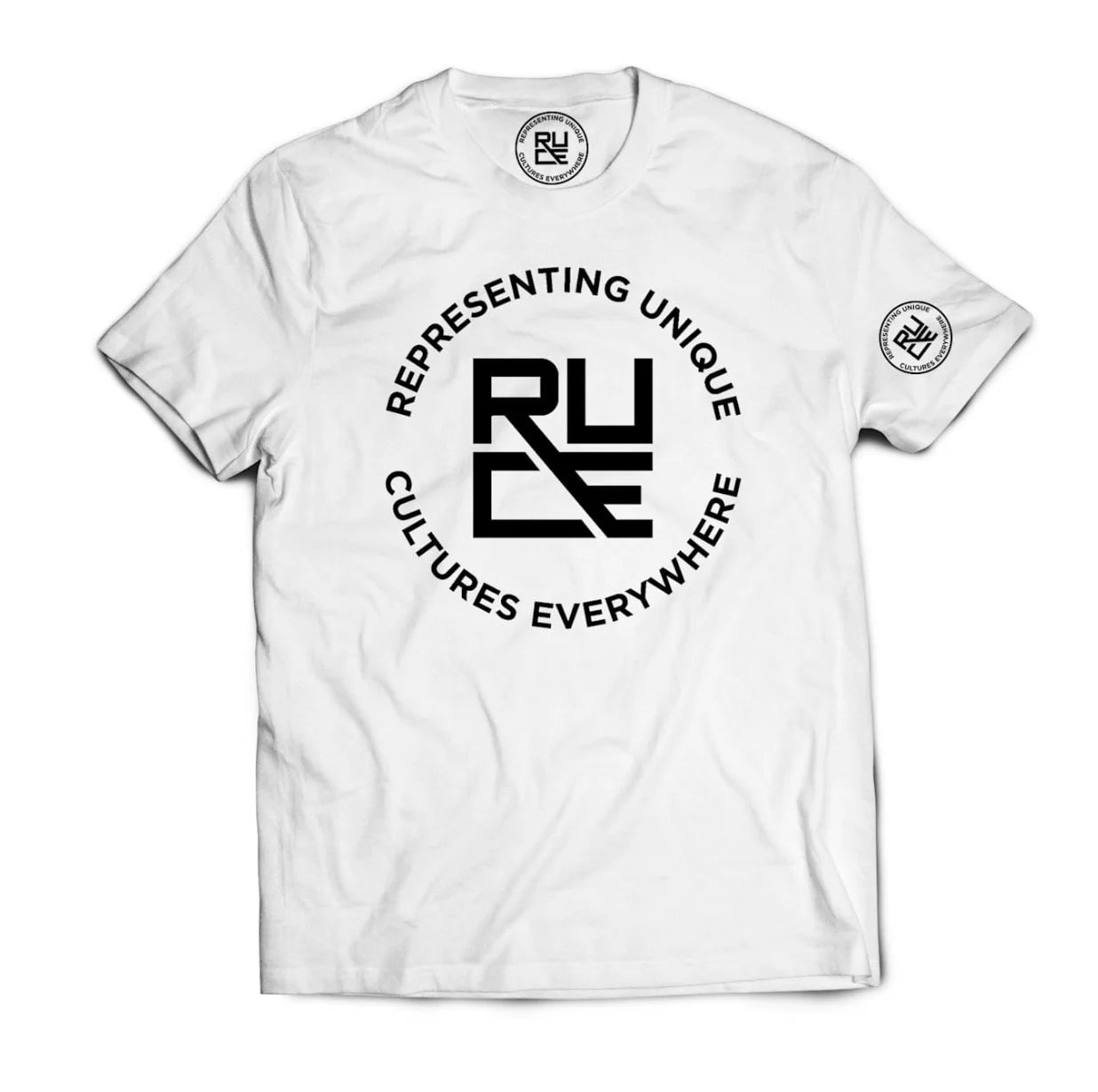 R.U.C.E Tee White w/Blk Logo