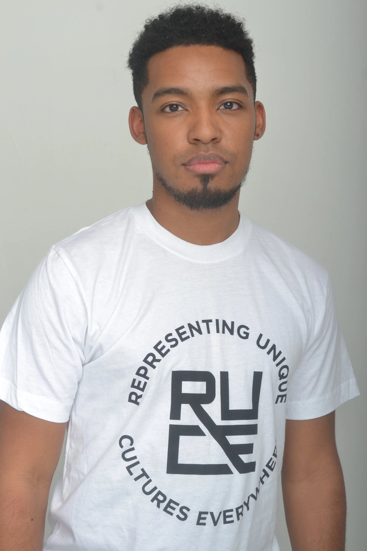 R.U.C.E Tee White w/Blk Logo