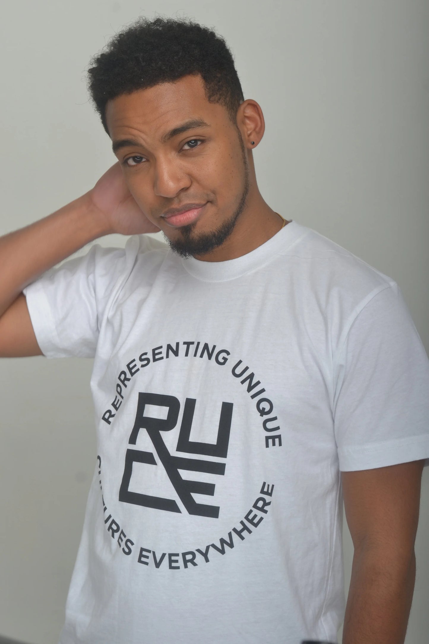 R.U.C.E Tee White w/Blk Logo